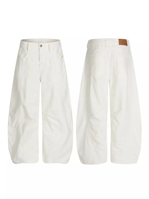 Men S Wide Leg Pants, model styling view