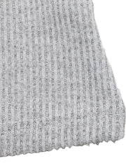 Ribbed Henley T-shirt With Lace Detail