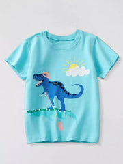 Triceratops Graphic Tee For Little Explorers