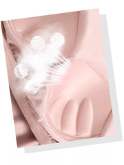 Bean Paste Powder cami with padded cups and breathable detail