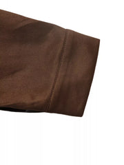 Button-down Oversized Jacket in Coffee Brown, view 11