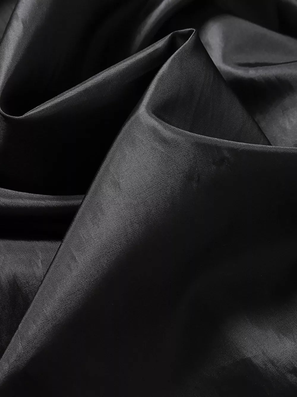 Black faux leather sport jacket fabric detail