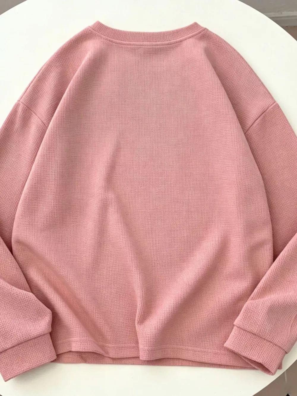 Crew Neck Long Sleeve Sweatshirt, product detail