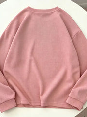 Crew Neck Long Sleeve Sweatshirt, product detail