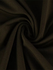 Maternity maxi dress fabric detail in coffee brown with subtle ribbing.
