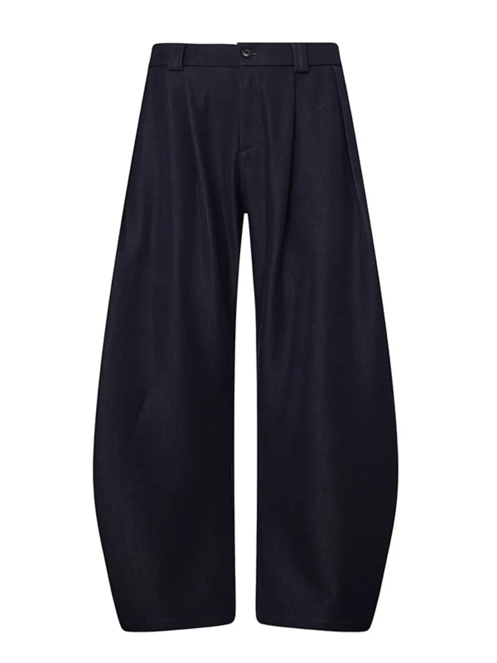 Men S Wide Leg Casual Pants in White, model styling view