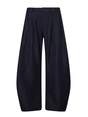 Men S Wide Leg Casual Pants in White, model styling view