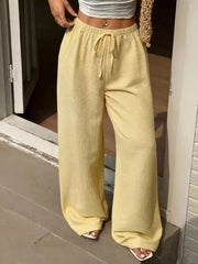 Effortless Plus-size Wide-leg Pants