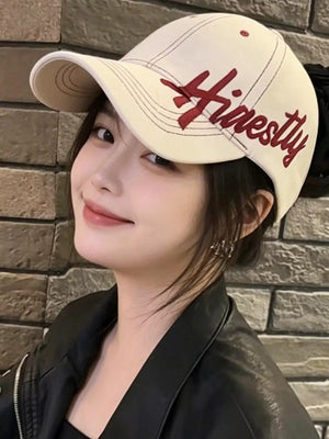 Embroidered Baseball Cap, side view