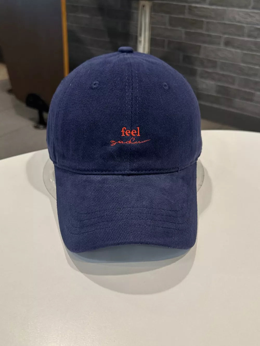 Embroidered Cotton Cap With Classic Design