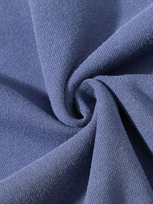 Men's Round Neck Short Sleeve T-shirt, fabric detail