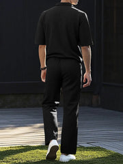 Relaxed Fit Two-piece Polo Set