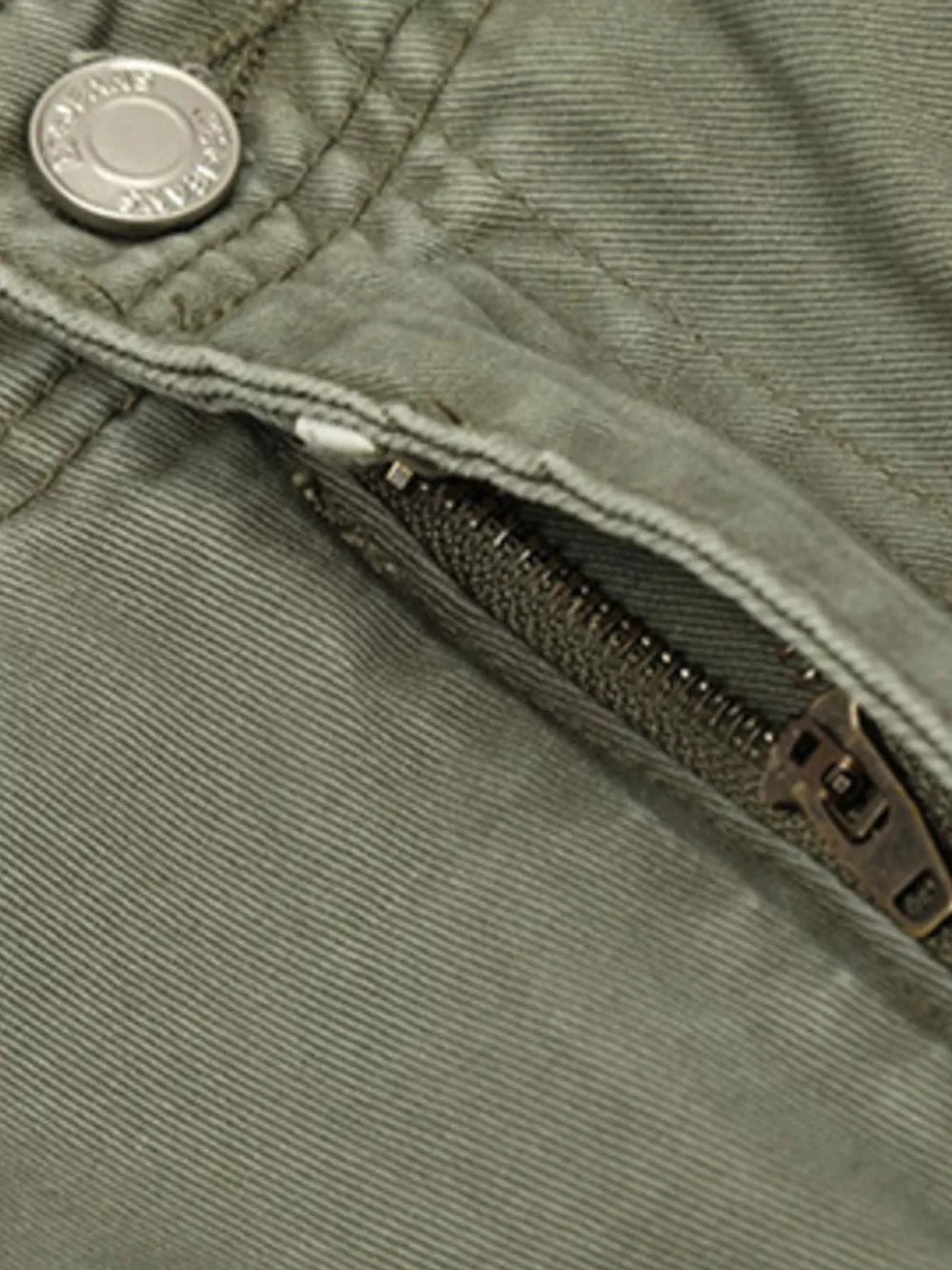Men's Loose Fit Cargo Pants With Multiple Pockets, side view