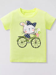 Bunny Bicycle Adventure Toddler T-shirt