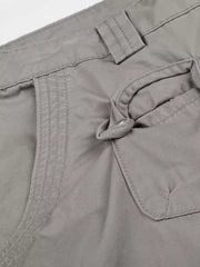 Men's Cargo Shorts With Multiple Pockets, fabric detail