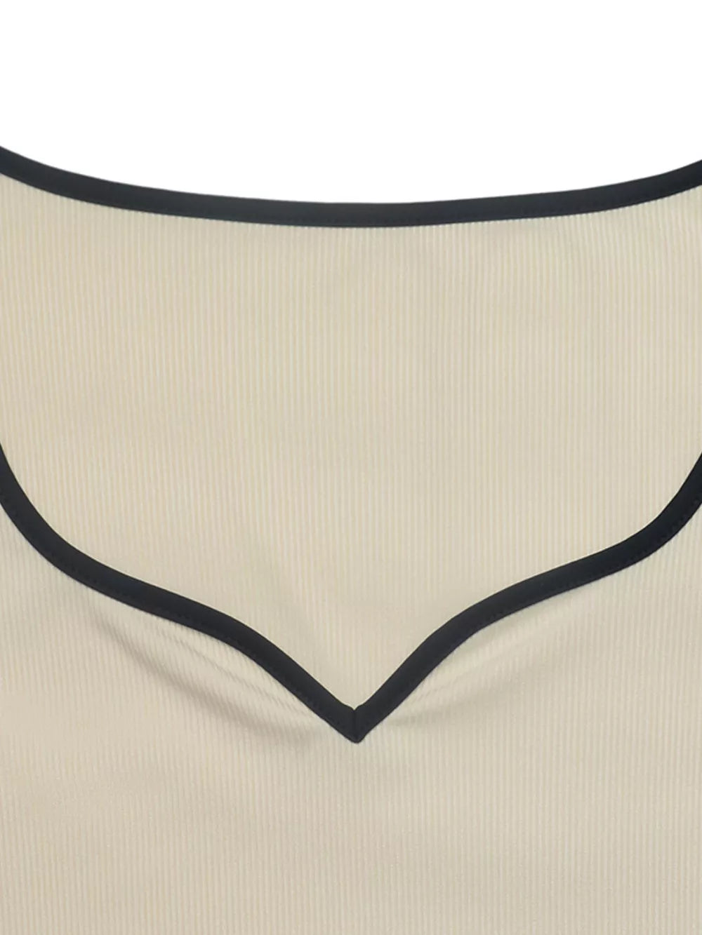 Ribbed Sweetheart Neckline Long Sleeve Bodysuit in Apricot, editorial view