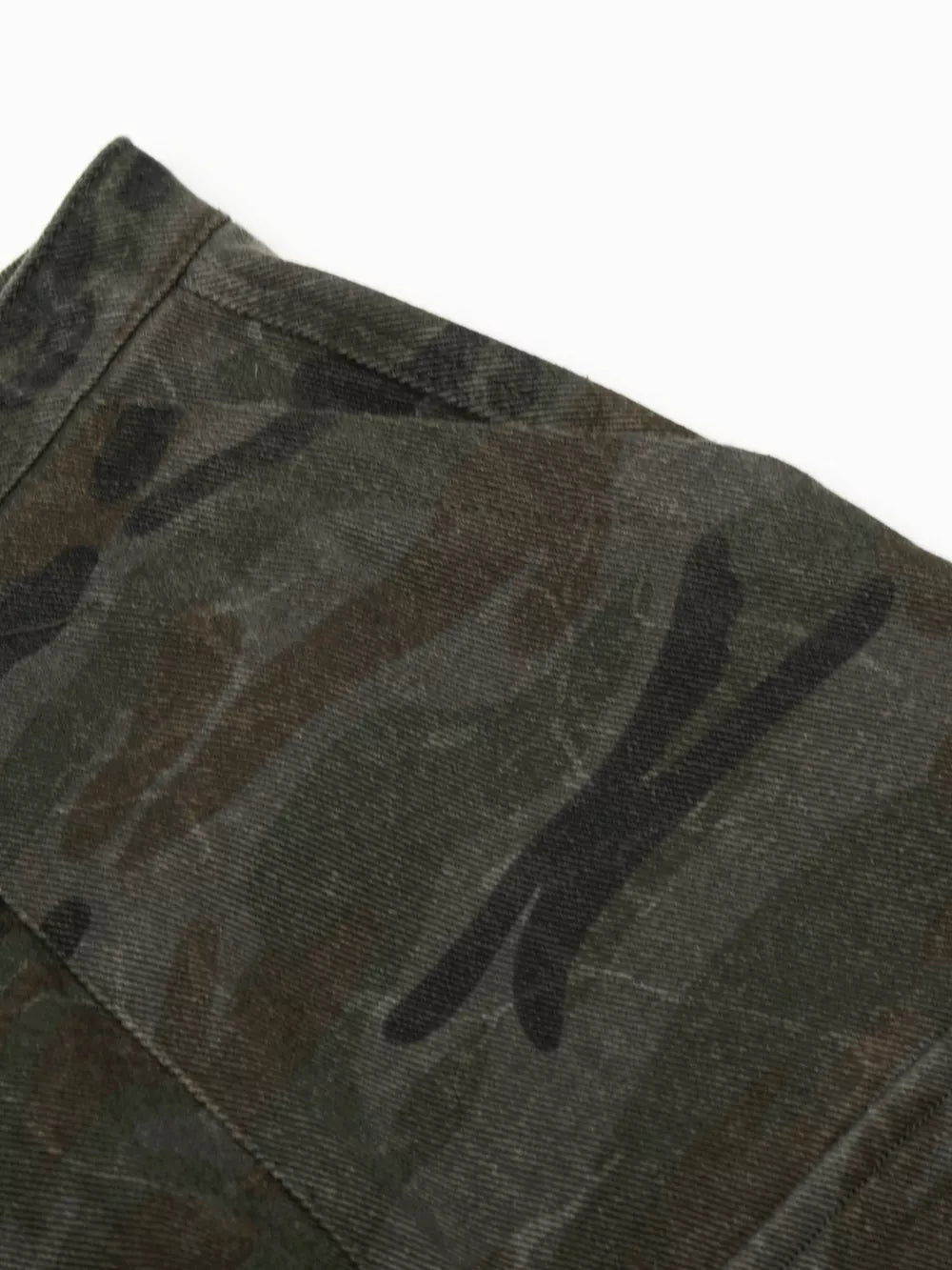 Men's Camouflage Cargo Pants in Green Camouflage, model styling view