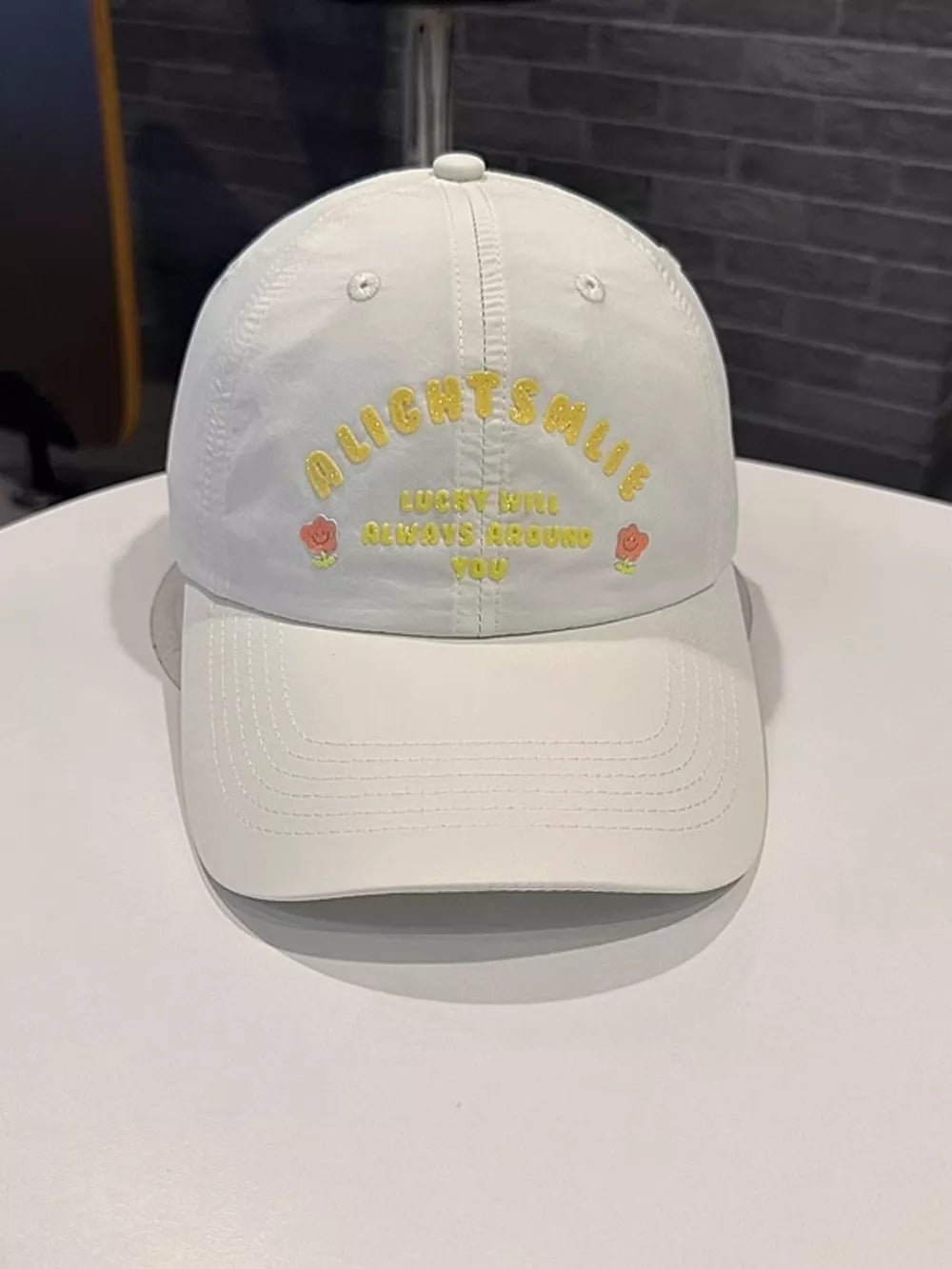 Optimistic Embroidered Cotton Hat