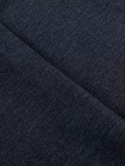 Relaxed fit sweatpants in dark heathered cationic fabric with wide legs and pleats.
