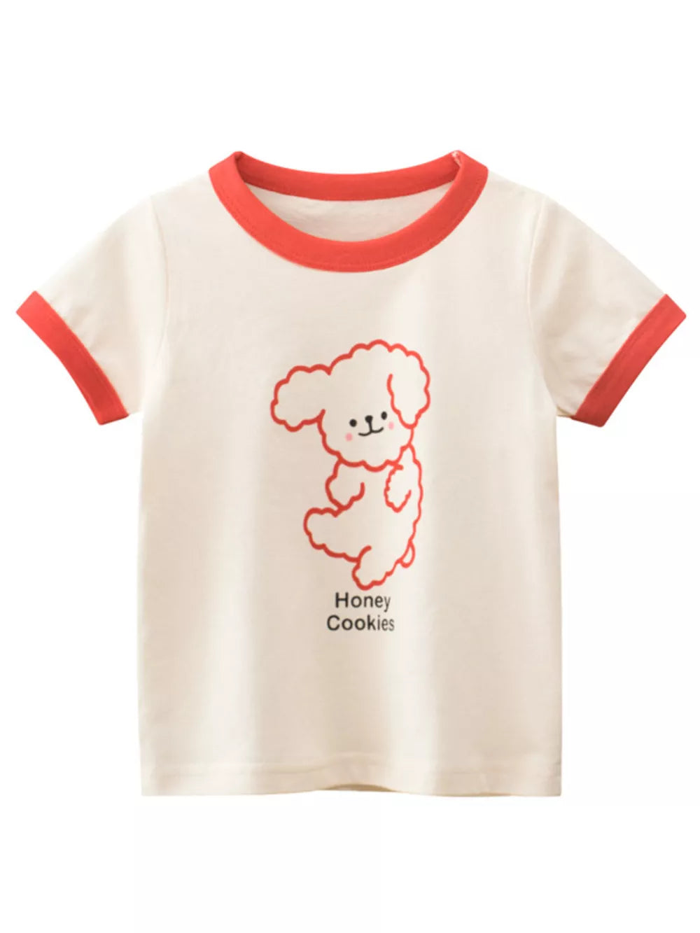 Charming Dog Graphic T-shirt For Kids