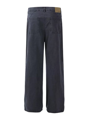 Men's Full Size Loose Fit Sweatpants in Green, close-up detail